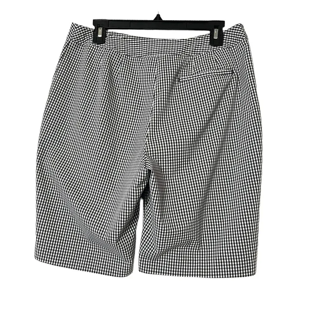CHICO’S Women’s Gingham Shorts  10   Cottage Core  Beach